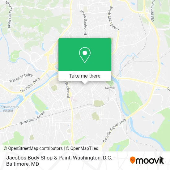 Jacobos Body Shop & Paint map
