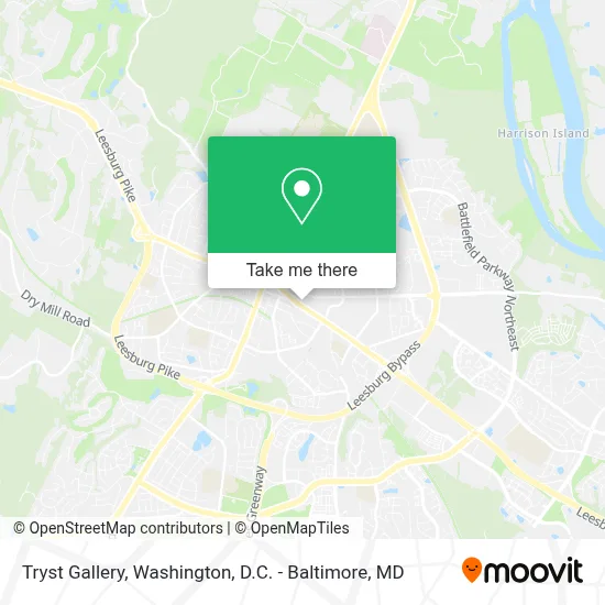 Tryst Gallery map