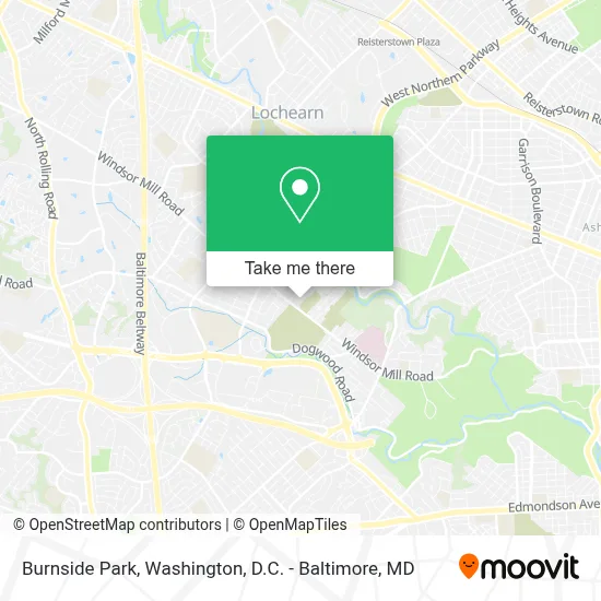 Burnside Park map