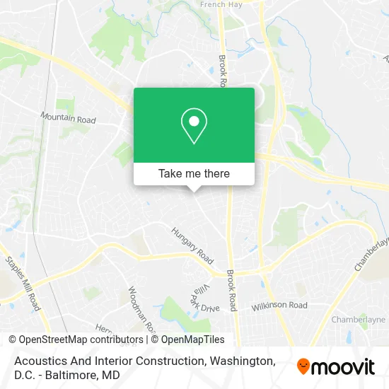 Acoustics And Interior Construction map
