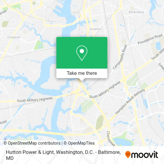 Hutton Power & Light map