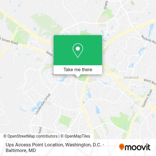 Ups Access Point Location map