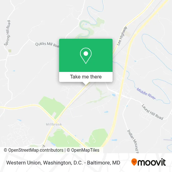 Western Union map