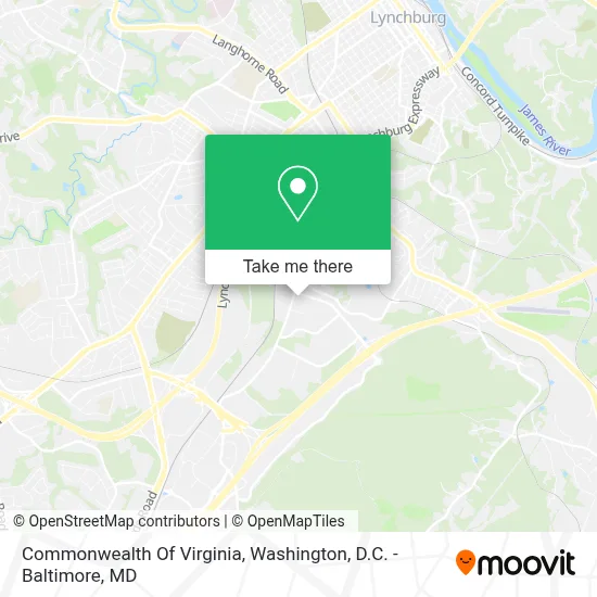 Commonwealth Of Virginia map