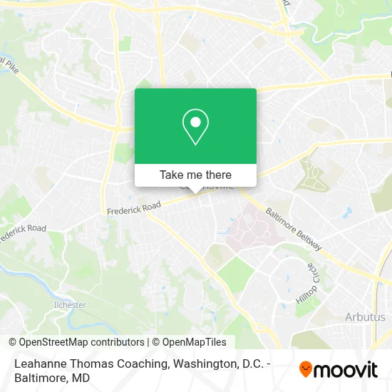 Leahanne Thomas Coaching map