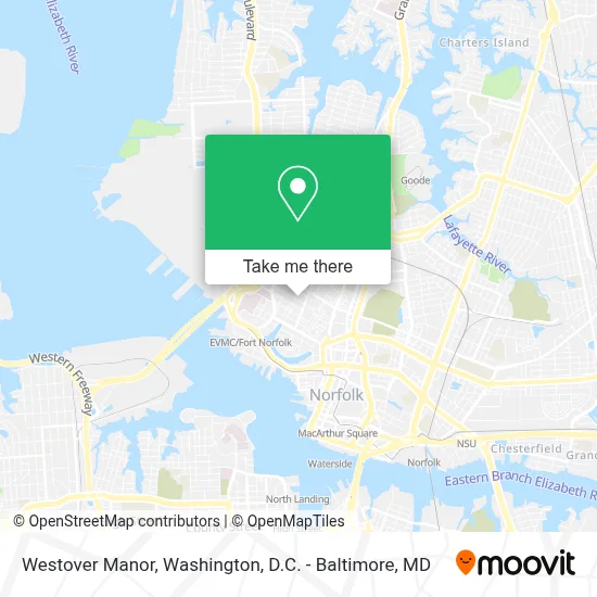 Westover Manor map