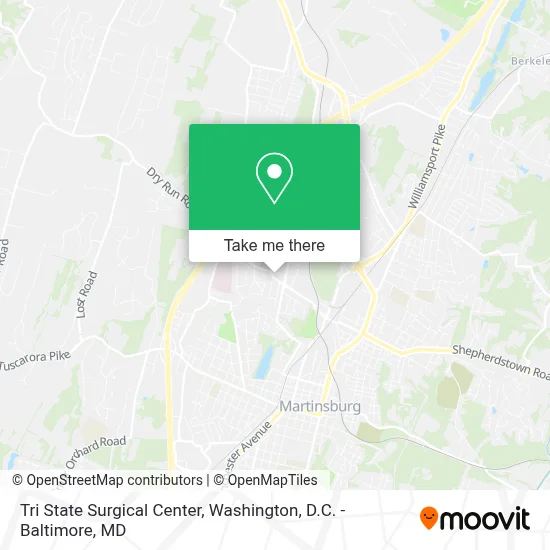Tri State Surgical Center map