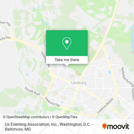 Us Eventing Association, Inc. map