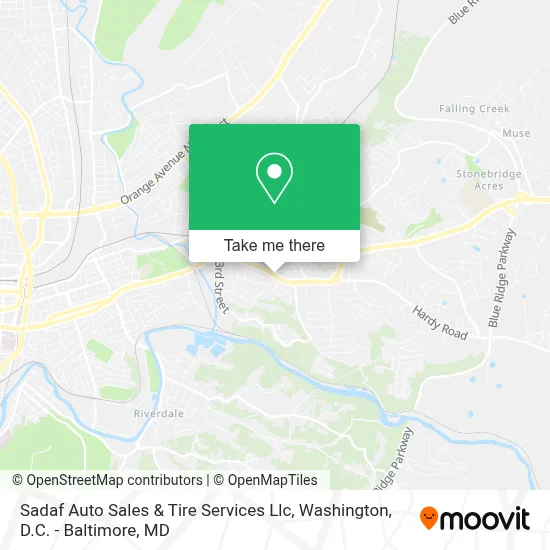 Sadaf Auto Sales & Tire Services Llc map