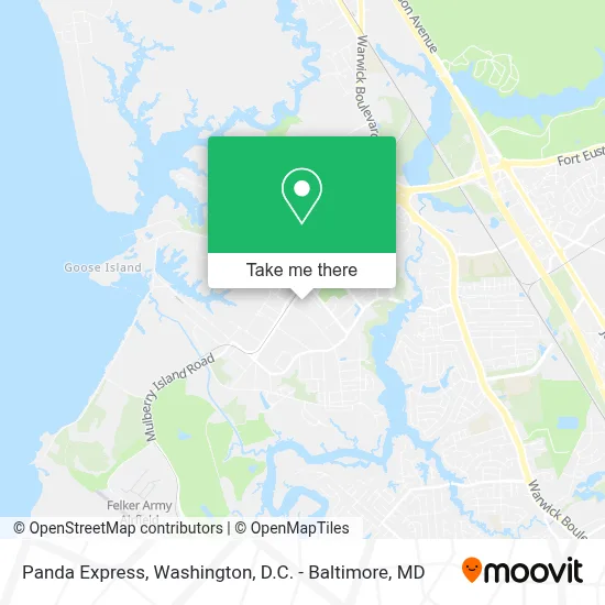Panda Express map