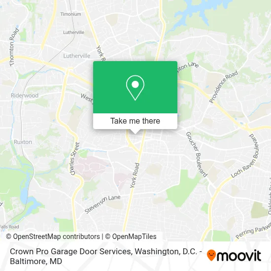 Crown Pro Garage Door Services map