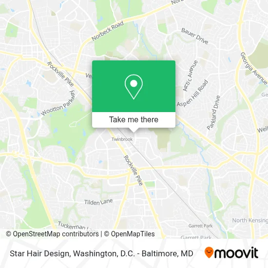 Star Hair Design map