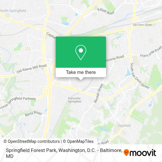Springfield Forest Park map