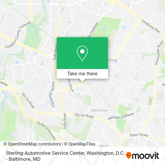 Sterling Automotive Service Center map