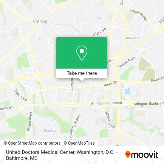 United Doctors Medical Center map