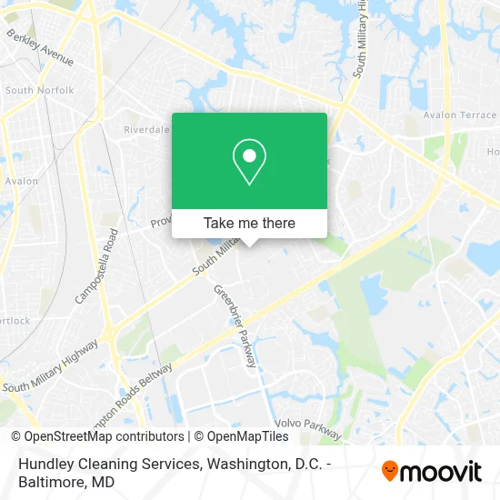 Hundley Cleaning Services map