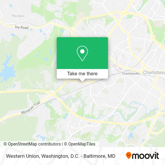 Western Union map