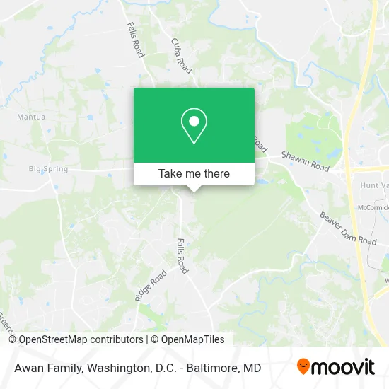 Awan Family map
