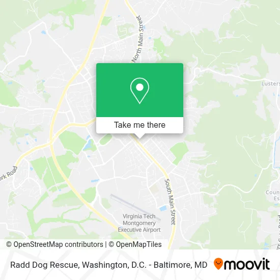 Radd Dog Rescue map