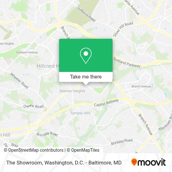 The Showroom map