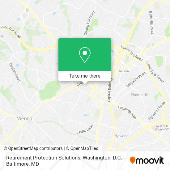 Retirement Protection Solutions map