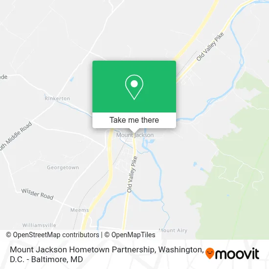 Mount Jackson Hometown Partnership map