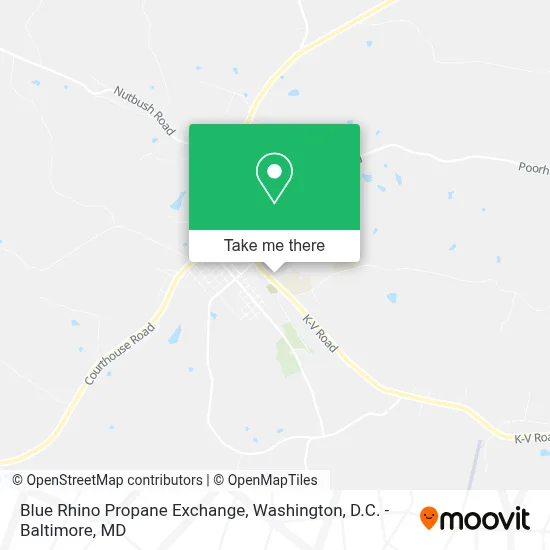 Blue Rhino Propane Exchange map