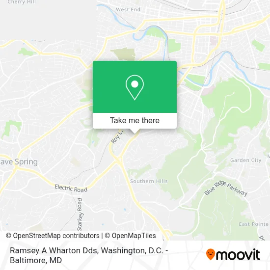 Ramsey A Wharton Dds map