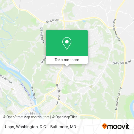 Usps map