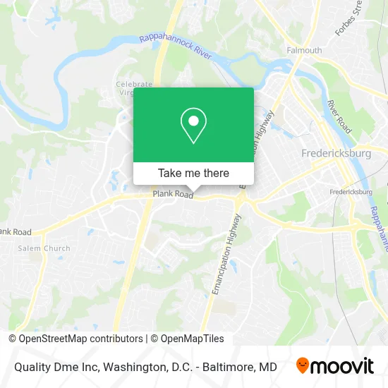 Quality Dme Inc map