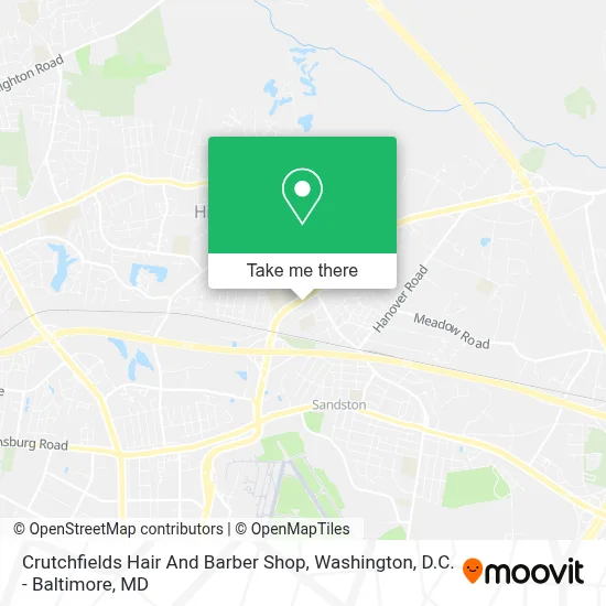 Crutchfields Hair And Barber Shop map