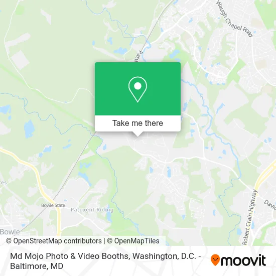 Md Mojo Photo & Video Booths map