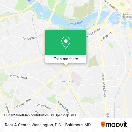 Rent-A-Center map