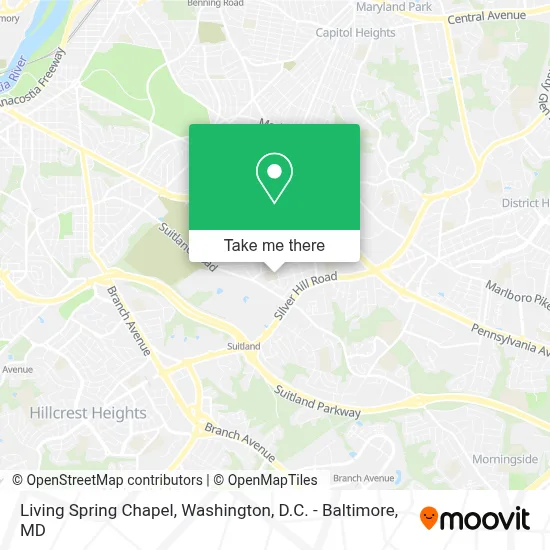 Living Spring Chapel map