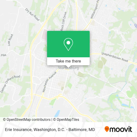 Erie Insurance map