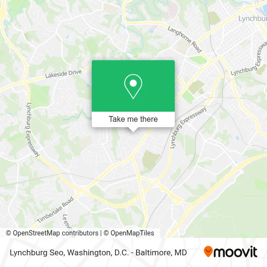 Lynchburg Seo map