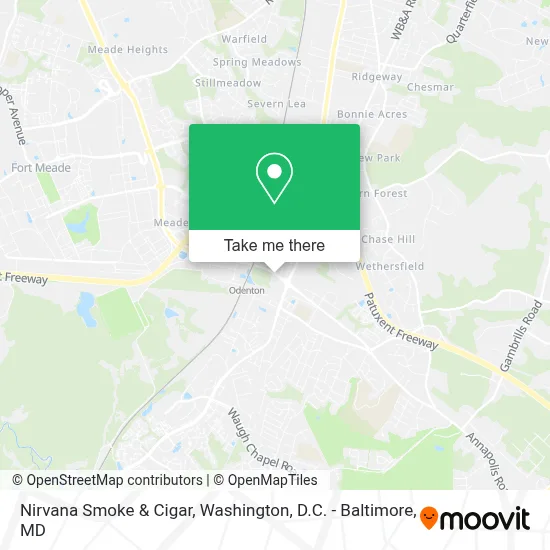 Nirvana Smoke & Cigar map