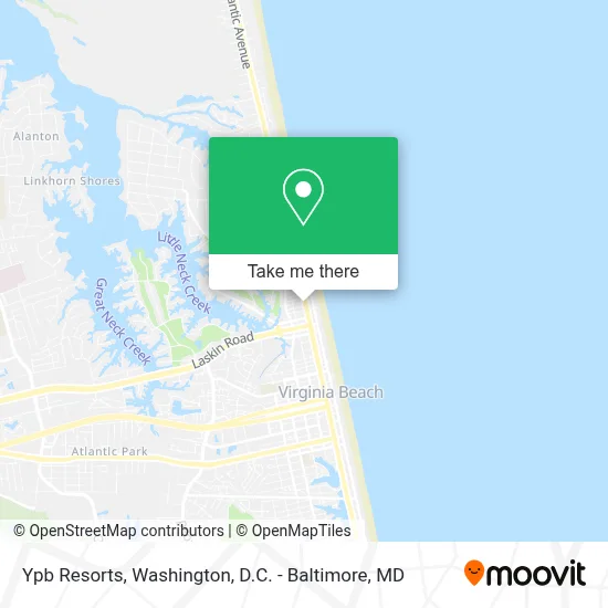 Ypb Resorts map