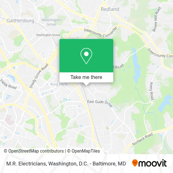 M.R. Electricians map