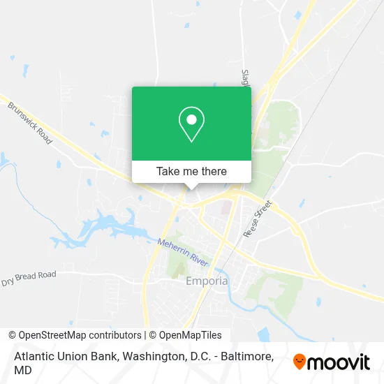 Atlantic Union Bank map