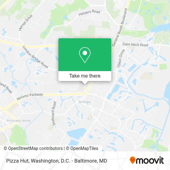 Pizza Hut map