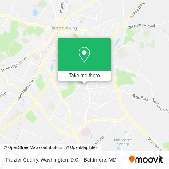 Frazier Quarry map
