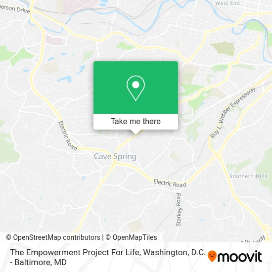 The Empowerment Project For Life map