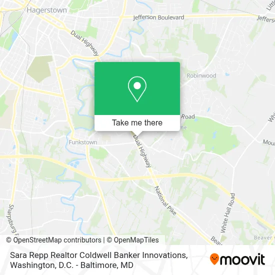 Sara Repp Realtor  Coldwell Banker Innovations map