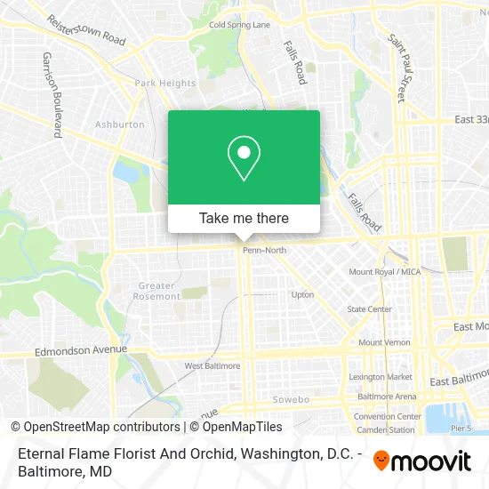 Eternal Flame Florist And Orchid map