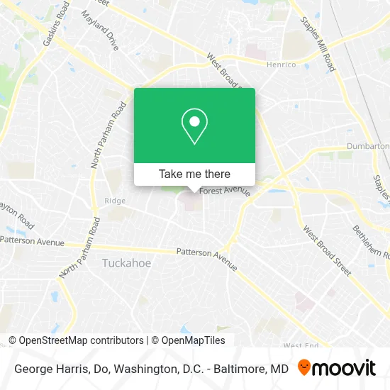 George Harris, Do map