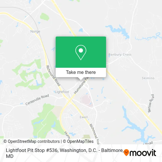 Lightfoot Pit Stop #536 map