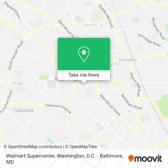 Walmart Supercenter map