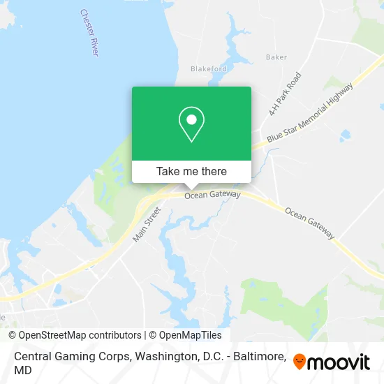 Central Gaming Corps map