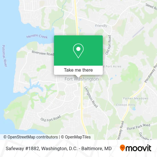 Safeway #1882 map